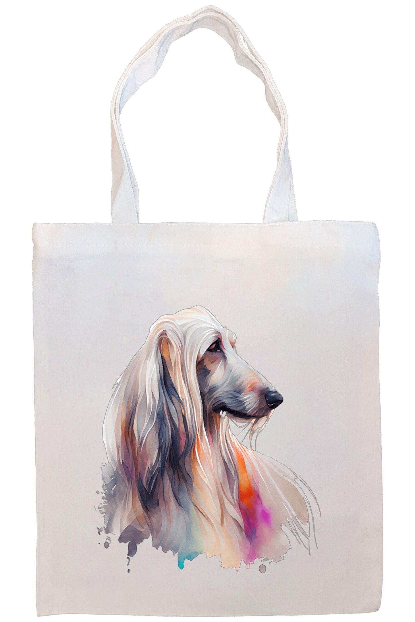 Canvas Tote Bag, Zippered With Handles &