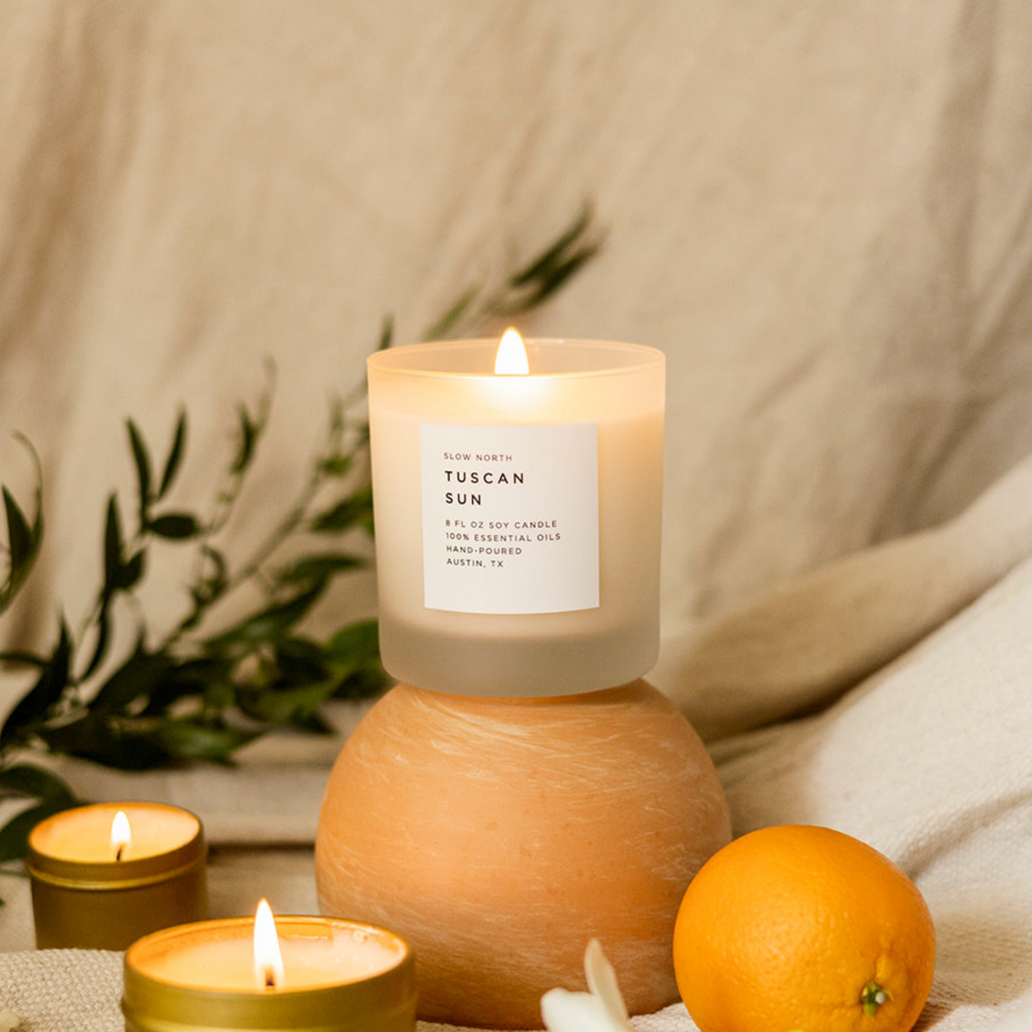 Tuscan Sun - Signature Candle Orange + Frankincense