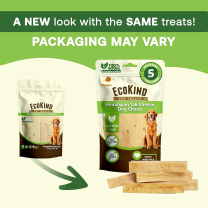 Peanut Butter Flavor Gold Yak Chews for Large