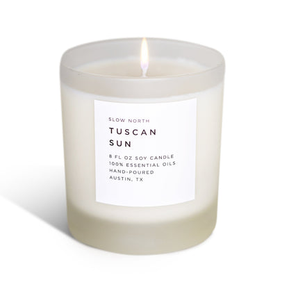 Tuscan Sun - Signature Candle Orange + Frankincense