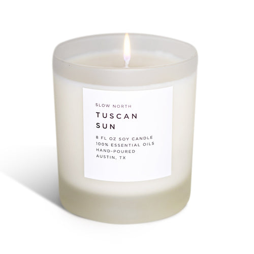 Tuscan Sun - Signature Candle Orange + Frankincense