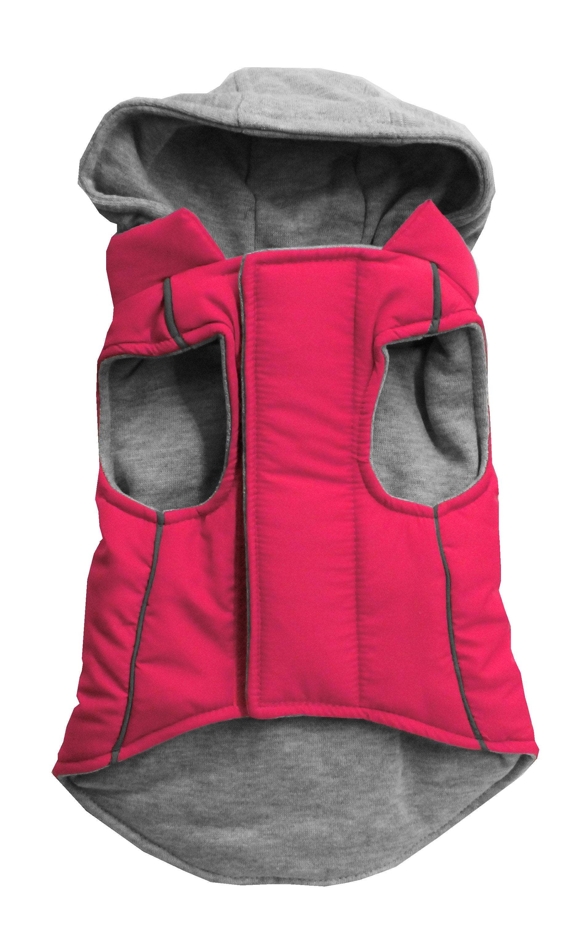 Pet Dog & Cat Reversible Hooded Coat