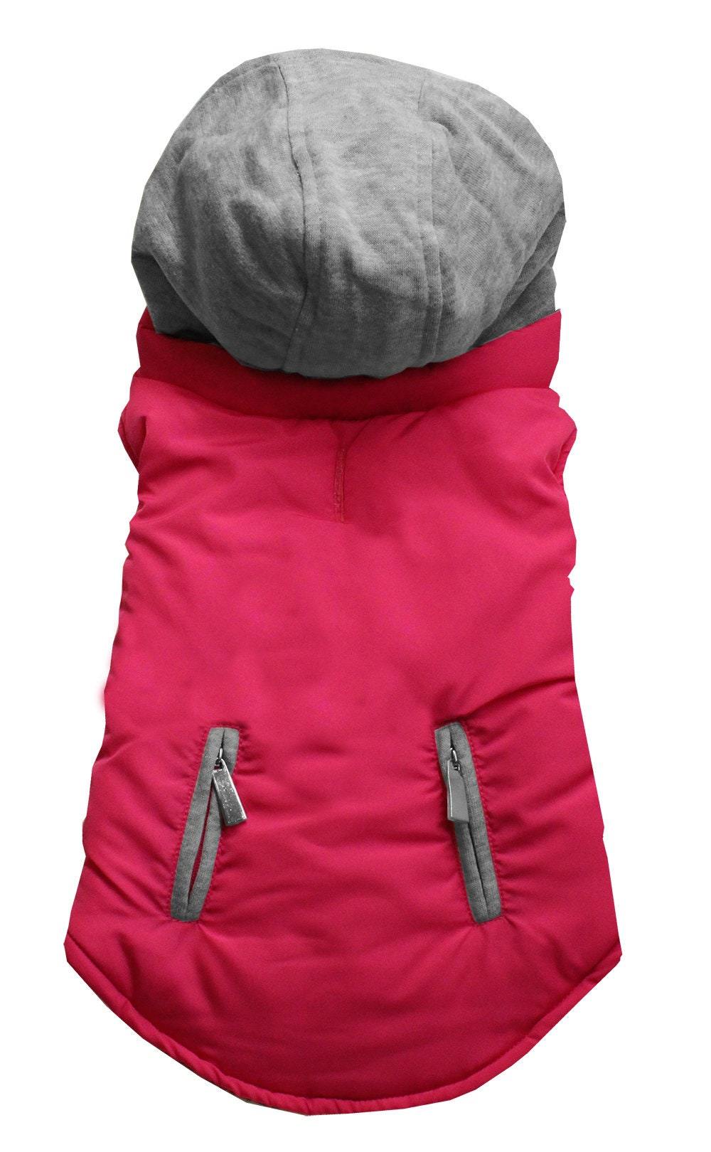 Pet Dog & Cat Reversible Hooded Coat